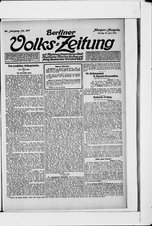 Berliner Volkszeitung vom 21.06.1912