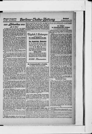 Berliner Volkszeitung vom 28.06.1912