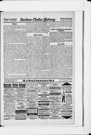 Berliner Volkszeitung vom 30.06.1912