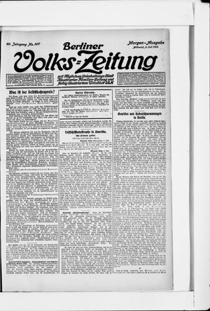 Berliner Volkszeitung on Jul 3, 1912