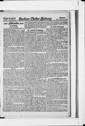 Berliner Volkszeitung vom 04.07.1912