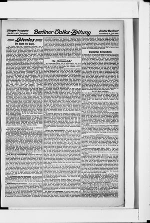 Berliner Volkszeitung vom 06.07.1912