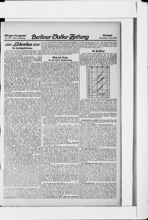 Berliner Volkszeitung vom 09.07.1912