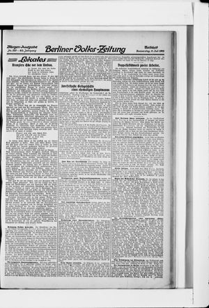 Berliner Volkszeitung vom 11.07.1912
