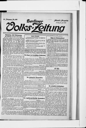 Berliner Volkszeitung vom 12.07.1912