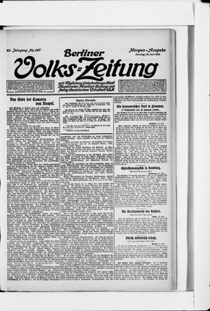 Berliner Volkszeitung vom 14.07.1912