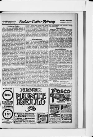 Berliner Volkszeitung vom 14.07.1912