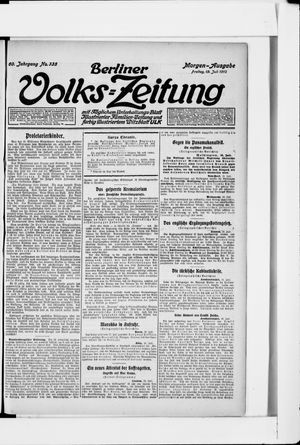 Berliner Volkszeitung vom 19.07.1912
