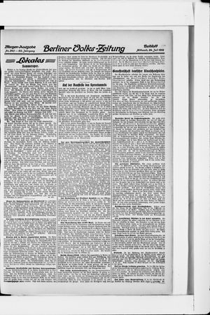 Berliner Volkszeitung vom 24.07.1912