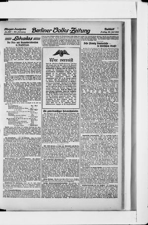 Berliner Volkszeitung vom 26.07.1912