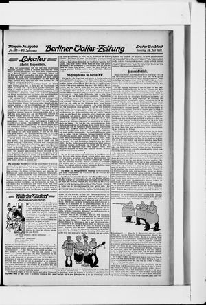 Berliner Volkszeitung vom 28.07.1912