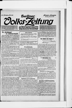 Berliner Volkszeitung vom 30.07.1912
