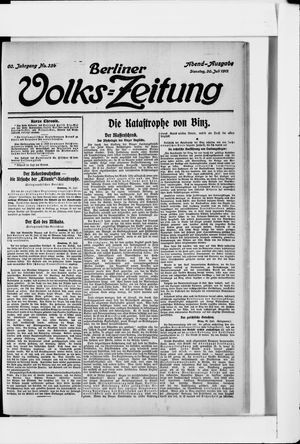Berliner Volkszeitung vom 30.07.1912