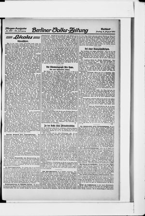 Berliner Volkszeitung vom 02.08.1912
