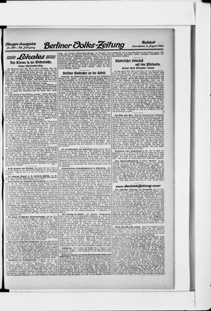 Berliner Volkszeitung vom 03.08.1912