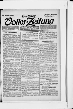 Berliner Volkszeitung vom 04.08.1912