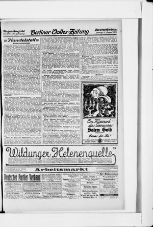 Berliner Volkszeitung vom 11.08.1912