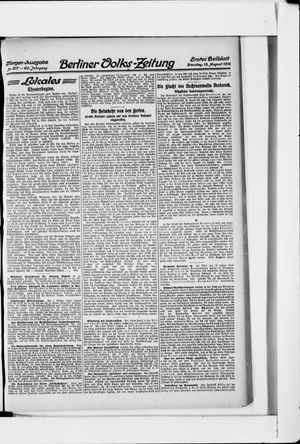 Berliner Volkszeitung vom 13.08.1912