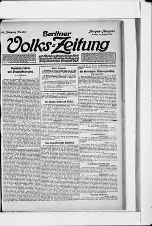 Berliner Volkszeitung vom 16.08.1912