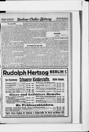 Berliner Volkszeitung vom 18.08.1912