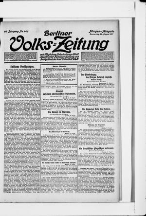 Berliner Volkszeitung vom 29.08.1912