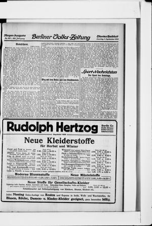 Berliner Volkszeitung on Sep 1, 1912