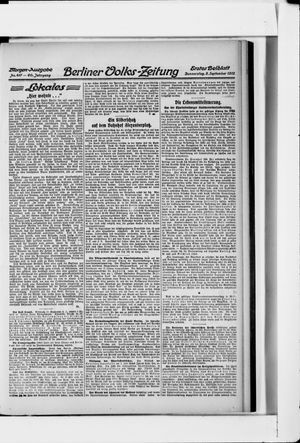 Berliner Volkszeitung vom 05.09.1912