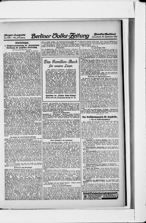 Berliner Volkszeitung vom 14.09.1912