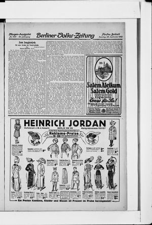 Berliner Volkszeitung vom 29.09.1912