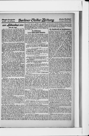 Berliner Volkszeitung vom 04.10.1912
