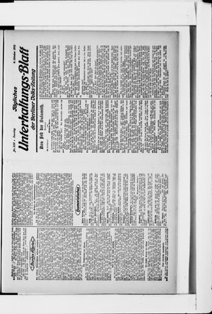 Berliner Volkszeitung vom 06.10.1912