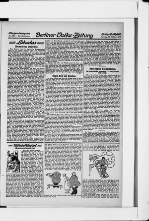 Berliner Volkszeitung vom 13.10.1912