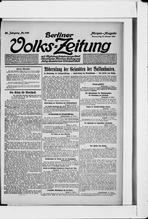 Berliner Volkszeitung vom 17.10.1912