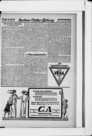 Berliner Volkszeitung vom 17.10.1912