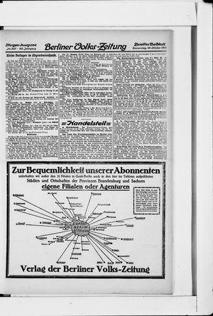 Berliner Volkszeitung vom 24.10.1912