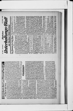 Berliner Volkszeitung vom 26.10.1912