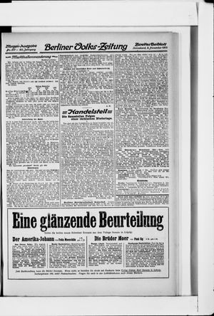 Berliner Volkszeitung vom 02.11.1912