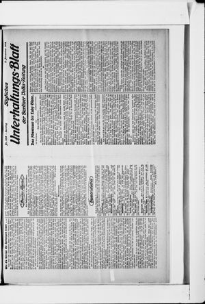 Berliner Volkszeitung vom 03.11.1912