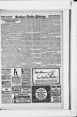 Berliner Volkszeitung vom 05.11.1912