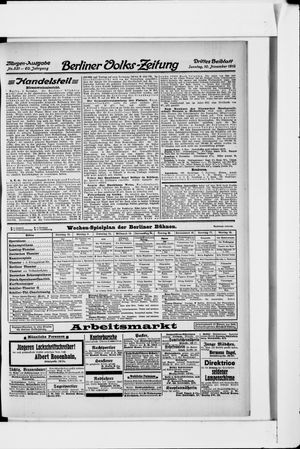 Berliner Volkszeitung vom 10.11.1912