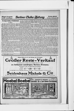 Berliner Volkszeitung vom 17.11.1912