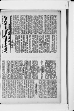 Berliner Volkszeitung vom 20.11.1912