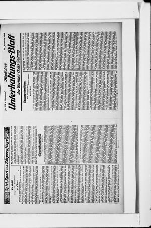 Berliner Volkszeitung vom 23.11.1912