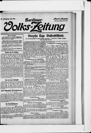 Berliner Volkszeitung vom 02.12.1912