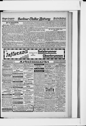Berliner Volkszeitung vom 03.12.1912