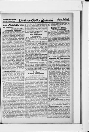 Berliner Volkszeitung vom 06.12.1912