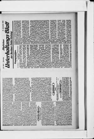 Berliner Volkszeitung vom 10.12.1912