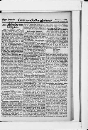 Berliner Volkszeitung vom 12.12.1912