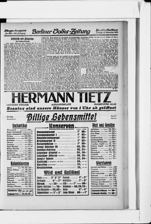 Berliner Volkszeitung vom 13.12.1912