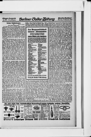 Berliner Volkszeitung vom 17.12.1912